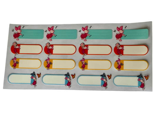 #001 Piglet Label