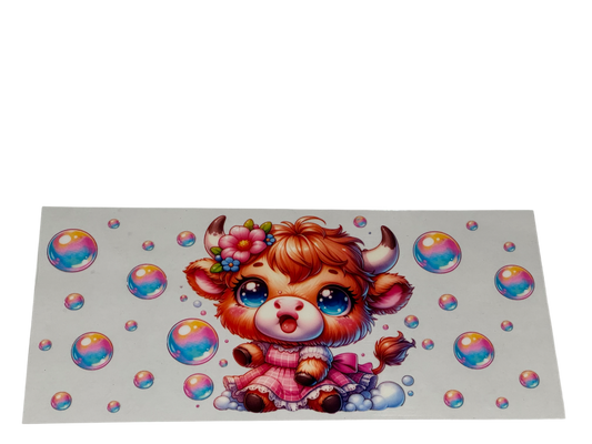 #563 Highland Cow Bubbles