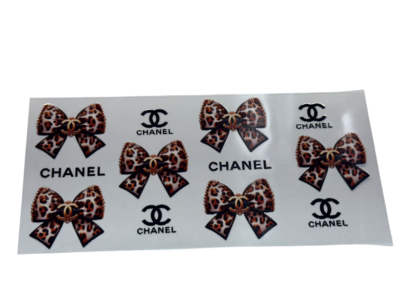 #578 Chanel & Leopard Bows