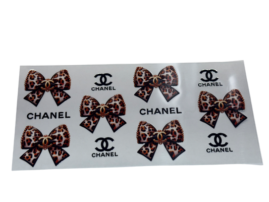 #578 Chanel & Leopard Bows