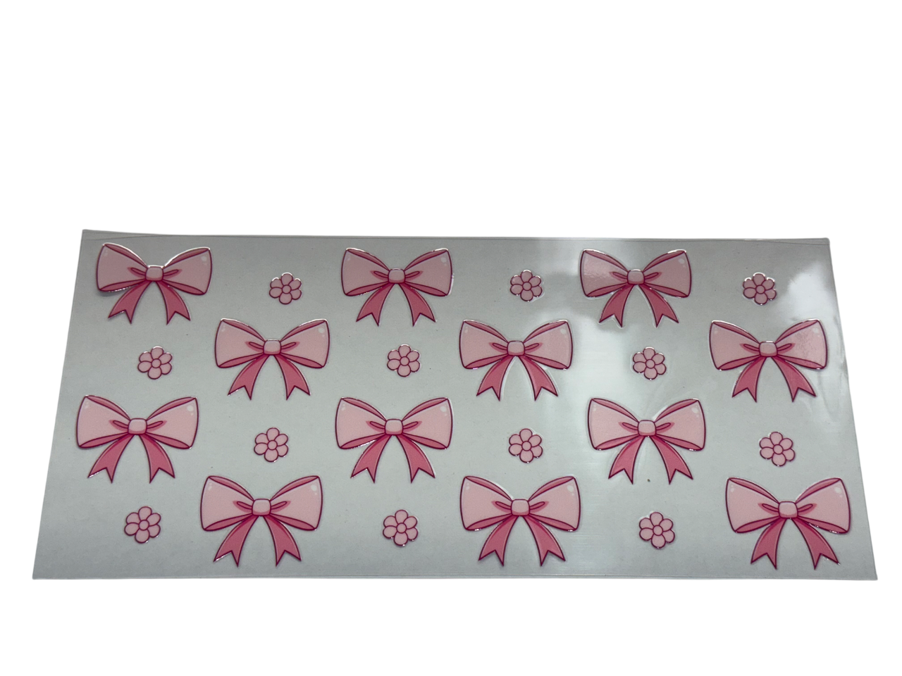 #590 Pink Bows and Pink Daisies