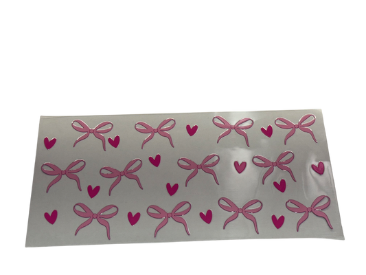 #593 Pink Bows & Hearts