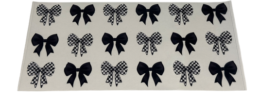 #802 Black Bows