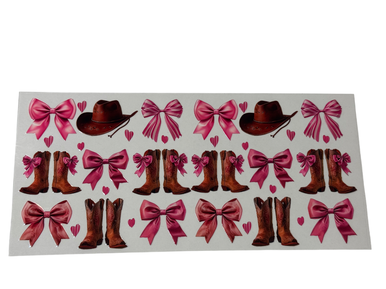 #825 Boots and Pink Bows