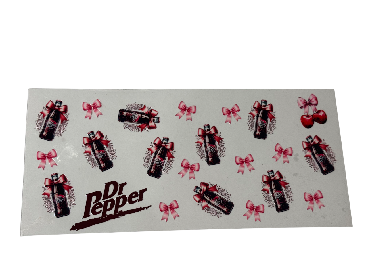 #830 Dr. Pepper & Pink Bows