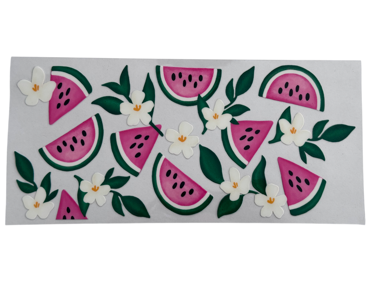 #1022 Watermelon and Leaves