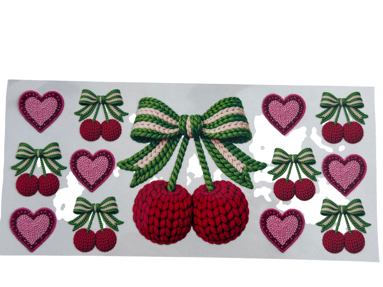 #1008 Green and Red Cherries