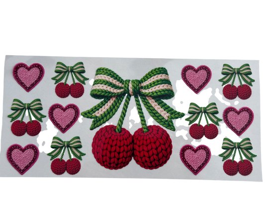 #1008 Green and Red Cherries