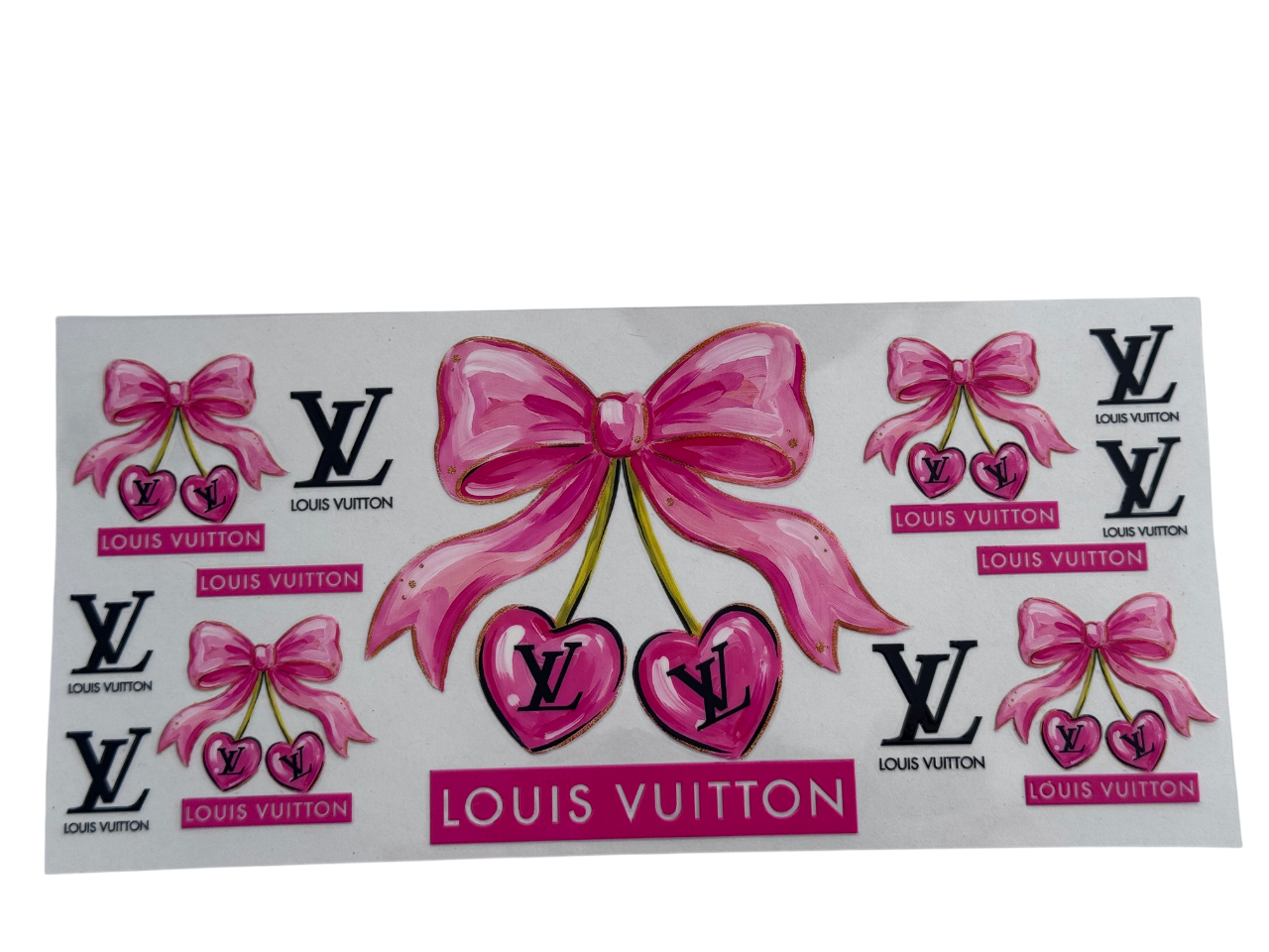 #1007 LV Pink Bow