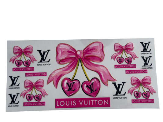 #1007 LV Pink Bow