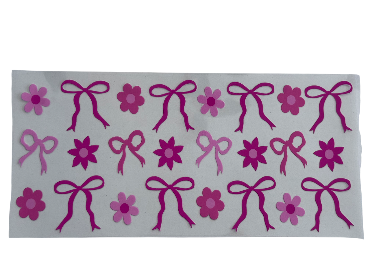 #1003 Pink Bows and Daisies