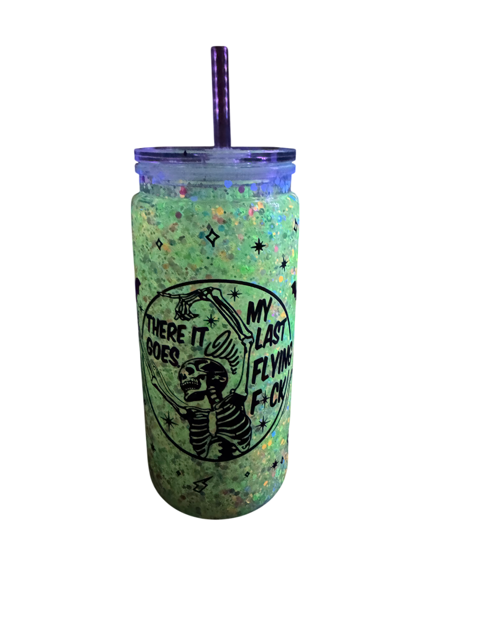 20oz Cup My Last Flying Fuck -Glow in the dark