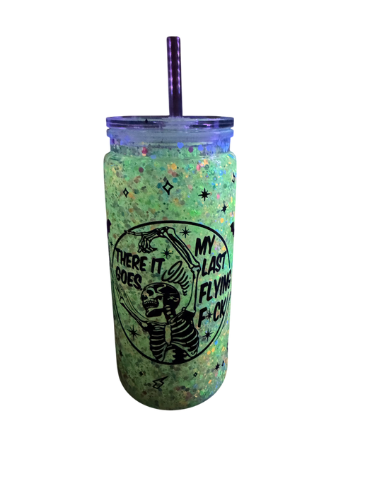 20oz Cup My Last Flying Fuck -Glow in the dark