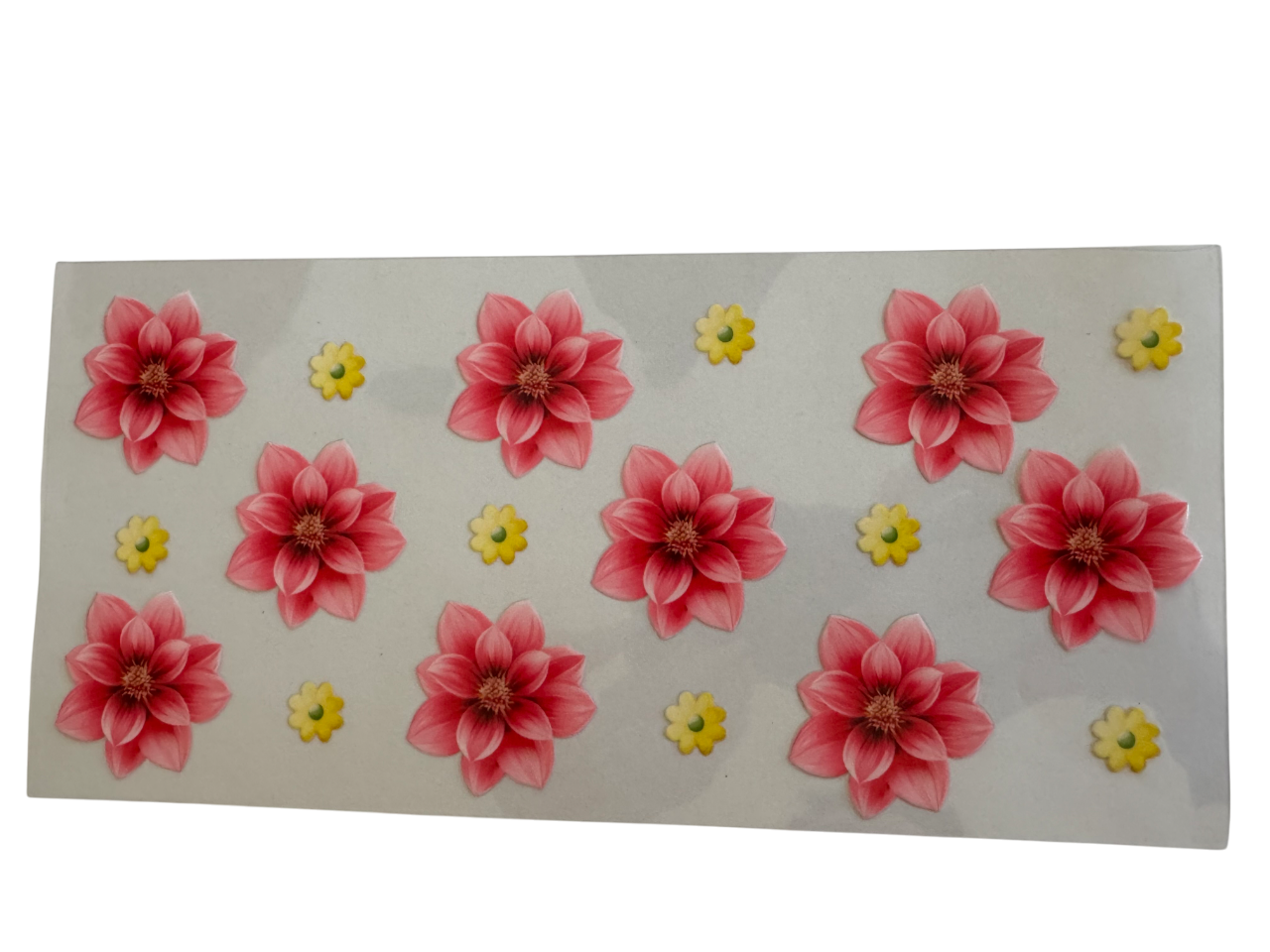 #542 Flowers Pink and Yellow