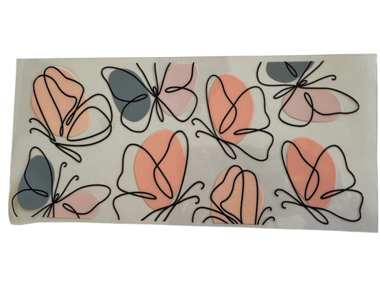 #538 Butterflies Pink