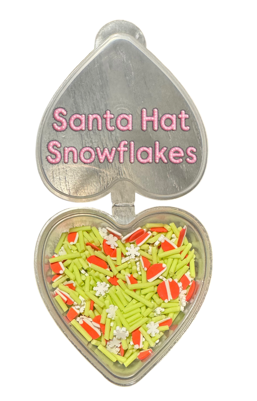 Santa Hat & Snowflakes