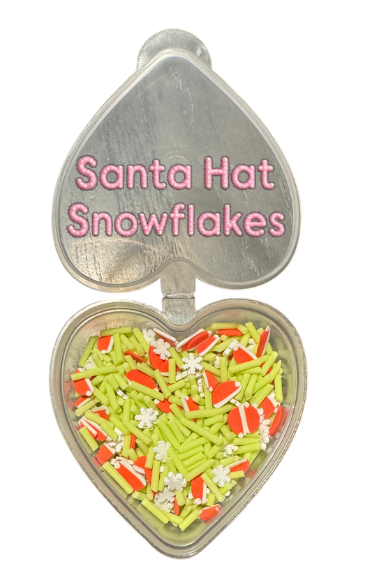 Santa Hat & Snowflakes