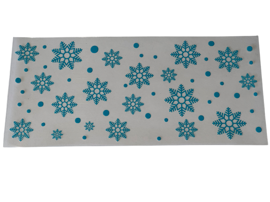 #235 Blue Snowflakes
