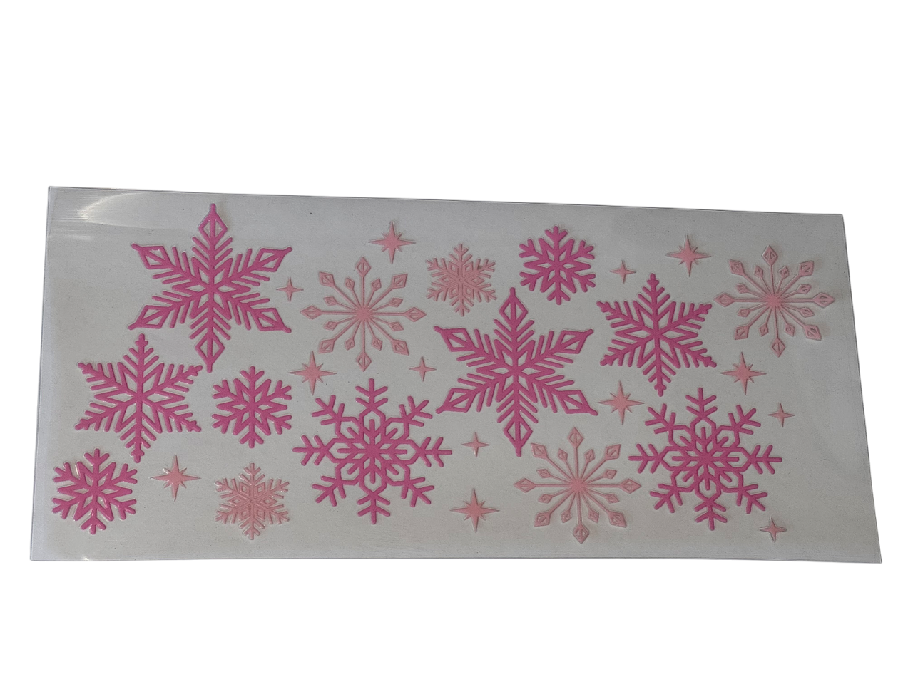#236 Pink Snowflakes