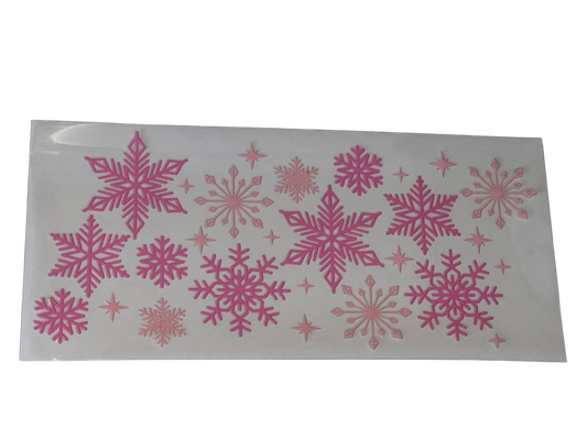 #236 Pink Snowflakes