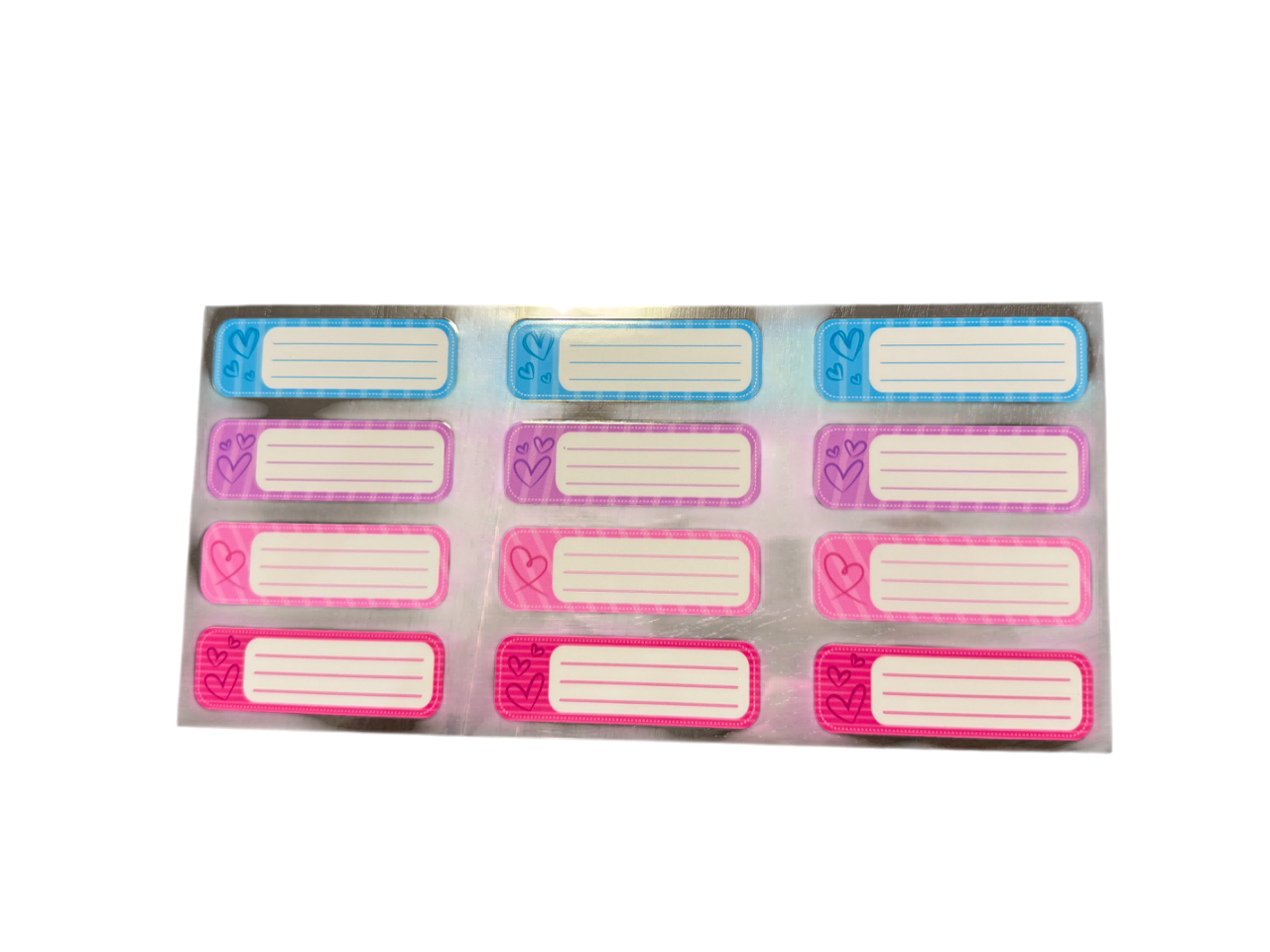 #003 Coloured Labels